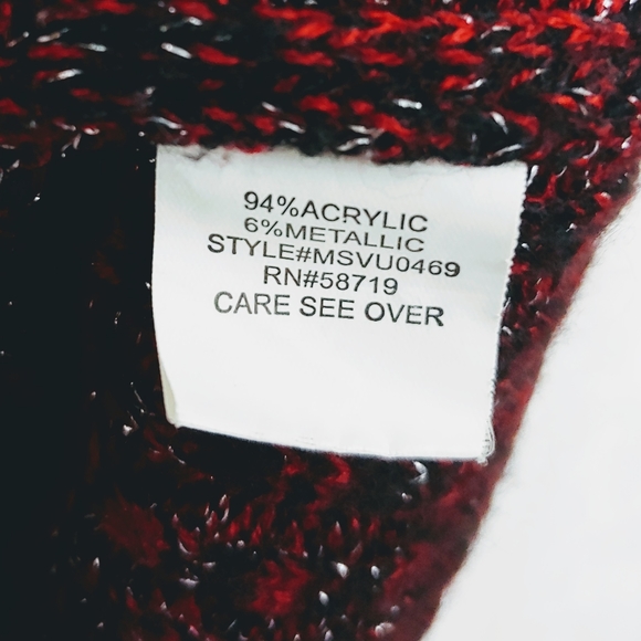 Notations Cowl Neck Long Sweater - Picture 5 of 6